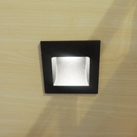 Luminaire d'extérieur en aluminium étanche à encastrer pour marches, seuils, escaliers, couloirs, murs latéraux, lumière d'angle murale LED