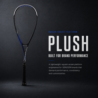 Raquette de squash professionnelle en fibre de carbone OEM, légère, avec logo personnalisé, pour l'entraînement et la compétition