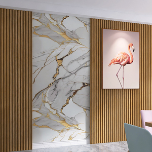 Chất lượng cao uv-tráng đá cẩm thạch hiệu ứng PVC tấm Tường cho cao cấp nội thất nền trang trí - Product Image 6