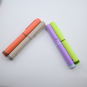 Reusable Plastic Injection <b>Pen</b> 3ml Candy Color Body Custom Logo Rubber Stopper Seal <b>Refillable</b> <b>Pen</b> Injector Skin Care Use - Product Image 5
