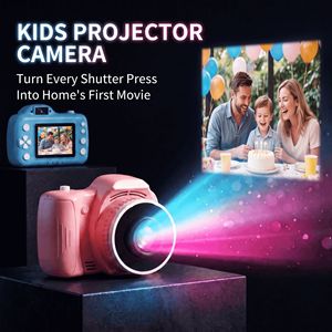 Cámara Digital para Niños con Proyector, Videocámara HD 1080P, Pantalla IPS de 2.8 Pulgadas Resistente a Caídas, Tarjeta de 32GB, Recargable por USB C - Product Image 3