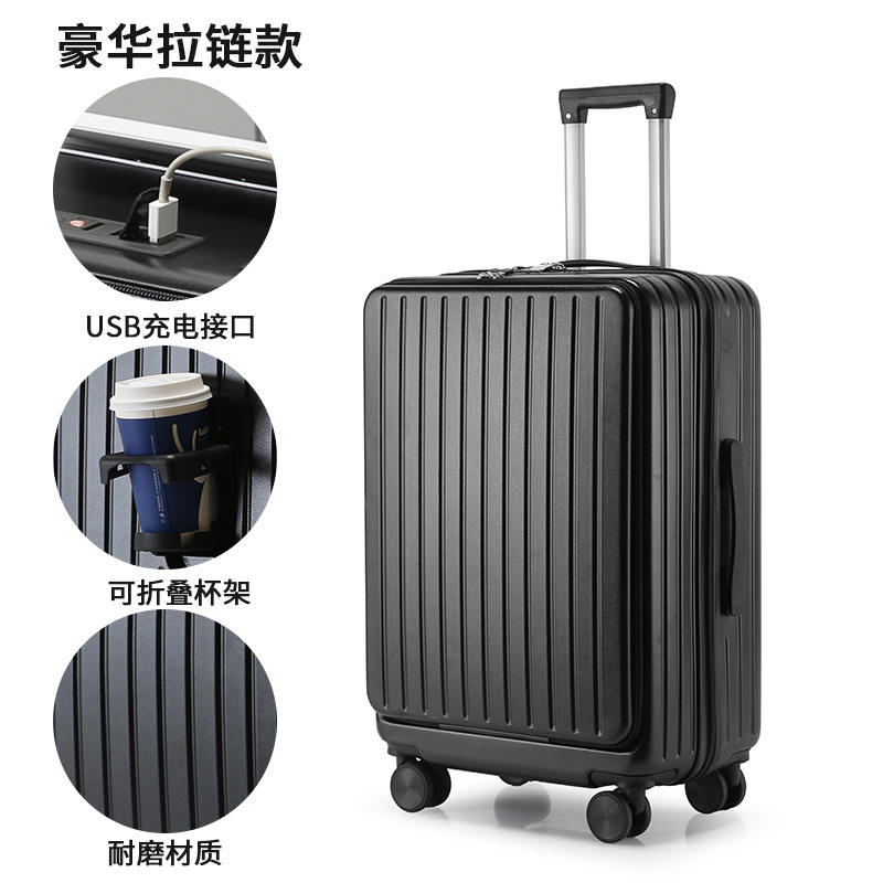 Business Black [สไตล์ซิปหรูหราอเนกประสงค์]