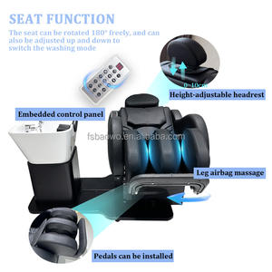 Elektrisches Shampoo-<span class=keywords><strong>Massage</strong></span> bett Kunden spezifisches modernes Luxus <span class=keywords><strong>massage</strong></span> bett 3D-Massagestuhl Friseur wasch stuhl für Schönheits salon - Product Image 3
