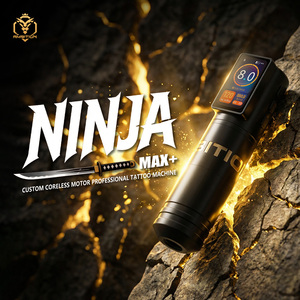 Macchinetta per Tatuaggi Wireless Professionale Ambition Ninja Max+ con Motore Senza Nucleo, 2000mAh, Corsa 3.5mm, per Artisti di Body Art - Product Image 1