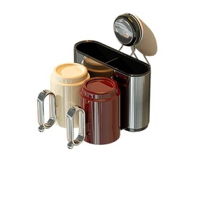 Suction Cup <b>Toothbrush</b> <b>Holder</b> Wall Mounted Double Cup With Toothpaste Dispenser For Bathroom Home Use - Product Image 5
