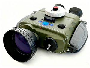 Binocolo Termico Multifunzionale Portatile con Telemetro <span class=keywords><strong>Laser</strong></span> Non Raffreddato, Visione Notturna e Portata Oltre 5km per Caccia all'Aperto - Product Image 5