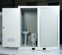 Vente en gros mobile conteneur préfabriqué public personnalisé moderne écologique 1 an de garantie unité de douche de salle de bain toilette portable