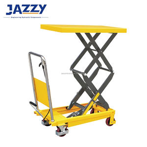 JAZZYポータブルフォークリフトソリューションセルフリフティングスタッカー500kg ~ 1000kgシリーズマニュアル/電気/パレットプラットフォームトラックフォークリフト - Product Image 3