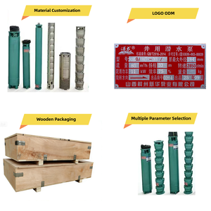 Pompe à eau submersible électrique manuelle <span class=keywords><strong>pour</strong></span> puits <span class=keywords><strong>profond</strong></span>, en fer, résistante à la corrosion, avec <span class=keywords><strong>surpresseur</strong></span> centrifuge et hauteur de refoulement de 90 m - Product Image 3