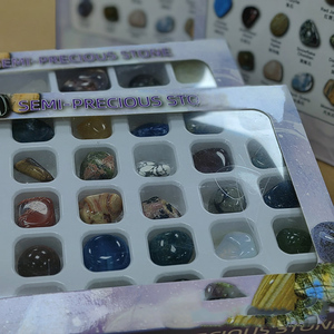 Địa chất Mix 30 loại ROCK mẫu tự nhiên gemstoned công cụ giảng dạy cho tiểu học và trung học giáo dục khoa học Kit - Product Image 2