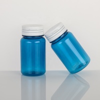 Fabrication de capsules médicales PET vides bouteille de pilules 100cc bouteille de supplément de vitamine en plastique avec bouchon à anneau de déchirure