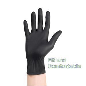 Gants de Protection en <span class=keywords><strong>Nitrile</strong></span> Noir Jetables, 100 Pièces, pour Examen et Sécurité, Directement des Fabricants - Product Image 6