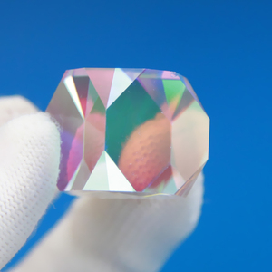 크리 에이 티브 광학 유리 멀티 투명 X 큐브 프리즘 특수 광학 과학 실험 - Product Image 6