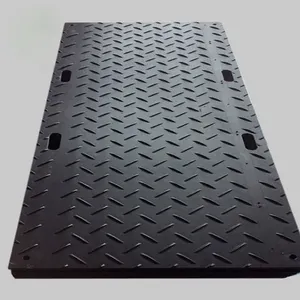 Hojas de plástico HDPE de 4x8, alfombrillas de protección temporal para suelo y pista, alfombrilla de seguridad y protección vial