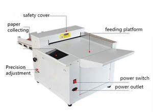 330B Machine perforante de rainage numérique de bureau d'alimentation-papier manuelle pour le pliage de papier et la perforation de billet - Product Image 5