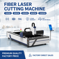 Machine de découpe laser à fibre 1500W 3015, épaisseur de tôle 14mm, acier au carbone 6mm, acier inoxydable, découpe de plaques métalliques industrielles