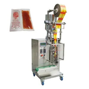 vertical small plastic pouch bag form filling sealing packaging machines VFFS liquid vegetable oil sachet packing machine