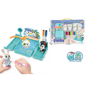 ของเล่นวาดเขียน 3 มิติ 3 in 1 ลายกราฟฟิตี สัตว์เลี้ยงแสนสนุก ระบายสีได้ ล้างออกได้ ของเล่นฟล็อกกิ้ง สำหรับเด็ก ของขวัญวันอีสเตอร์ - Product Image 4