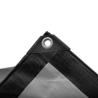 Bâches en PE imperméables robustes personnalisées pour couverture de piscine, bâche en plastique enduite unie
