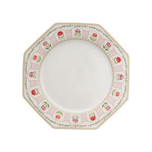 Service de table carré de luxe 18 pièces en porcelaine, style Jardins Européens vintage, OEM ODM, pour dîner, dessert et soupe, sans BPA, compatible lave-vaisselle - Product Image 2