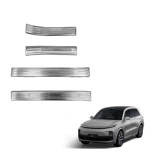 Outer Door Sill Guard for Lixiang L9 Accessories Stainless Steel Car Threshold Plate Door Sills Stickers Exterior Accessory