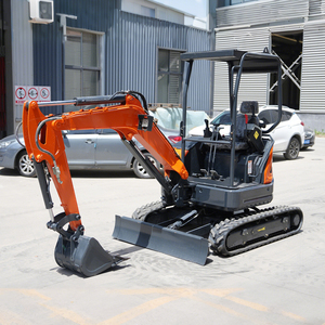 Free Shipping 2.5 Ton Mini <b>Excavator</b> Agriculture Compact Rubber Crawler Small Digger Farm Hydraulic Engine Bagger - Product Image 4