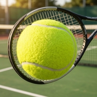 Balles de tennis de compétition standard de qualité supérieure, hautement élastiques et résistantes à l'usure, vente en gros en vrac