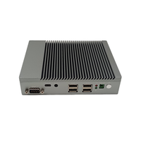 Mini PC Industrial de Larga Duración, VGA COM, Montaje en Pared, Bajo Consumo, Sin Ventilador, para Manufactura Inteligente