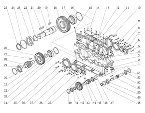 Редуктор с жестким зубцом серии ZSY, 4-ступенчатый коаксиальный большой цилиндрический промышленный редуктор скорости колонны коробки передач - Product Image 5