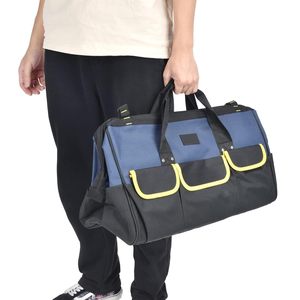 Bolsa de almacenamiento de herramientas multiusos, resistente al agua, para electricista, fontanero, bolsa de herramientas portátil, Oxford grueso de gran capacidad - Product Image 2