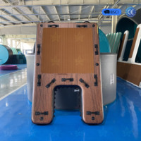 Rampe aquatique gonflable Drop Stitch Dog-dock pour bateau, rampe pour chien pour l'eau, plateforme flottante gonflable pour piscine