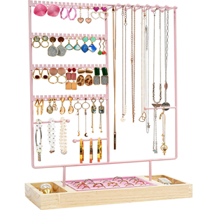 Jewelry Display Rack Small Accessories Hanging Rack Earrings Bracelets Necklace Pendant <b>Storage</b> <b>Shelf</b> - Product Image 1