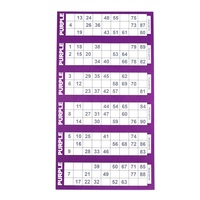 Kişiselleştirilmiş Kartvizit Bingo 5'li Paket Tek Yaprak Kuşe Kağıt Dijital Baskı Özelleştirilebilir