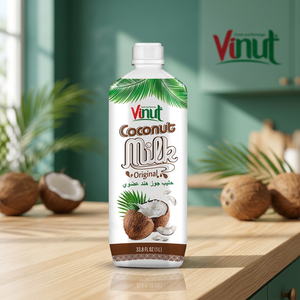 1L Pet Bottle <b>Coconut</b> Milk With Original Flavor Hot Product Hot Selling Private Label OEM BRC HALAL Certificate - Product Image 2