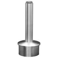 Tube en acier inoxydable SS316L finition satinée 42,4 mm, design moderne, support de main courante pour balcon et escalier, support de garde-corps en verre sans fixation
