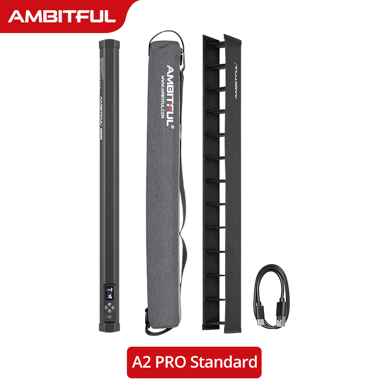 AMBITFUL A2 PRO RGB Tube Light - Full Color LED Video Stick AMBITFUL A2 PRO RGB Tube Light - Full Color LED Video Stick