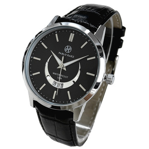 Nouvelle montre à quartz élégante et décontractée pour homme - étanche, bracelet en cuir, chronométrage précis - Product Image 1