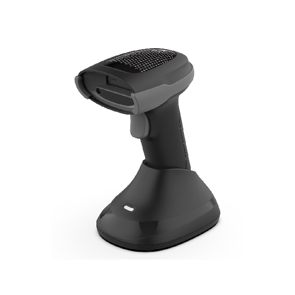 2D Wireless Barcode Scanner With Stand USB Auto Sensing Portable QR Code Reader For Logistics Supermarket & Inventory