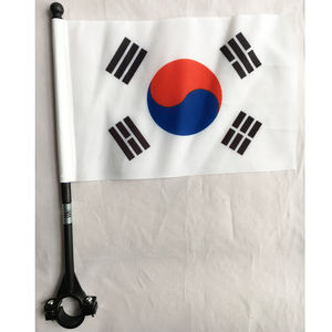 Bandera <span class=keywords><strong>de</strong></span> bicicleta con impresión personalizada, bandera nacional <span class=keywords><strong>de</strong></span> poliéster, manillar <span class=keywords><strong>de</strong></span> Senegal para decoración <span class=keywords><strong>de</strong></span> ciclismo al aire libre - Product Image 3