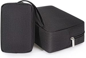 Precio de fábrica Mini bolsa de maquillaje de viaje 2 bolsillos pequeños con cremallera Bolsa de cosméticos - Product Image 2