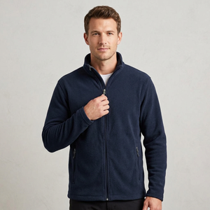 Veste polaire 300g pour homme, coupe-vent, respirante, écologique, à manches longues, modèles hiver, logo personnalisé, style urbain, vente en gros - Product Image 1