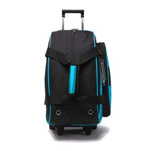 Double Roller 2 Ball <b>Bowling</b> Bag with Large Separate Compartment for <b>Bowling</b> Shoes - Product Image 2