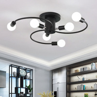 Plafonnier transfrontalier nordique minimaliste pour salon, bureau, chambre à coucher, salle à manger, collection d'éclairage Zhongshan, design créatif