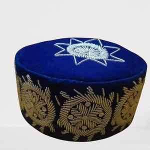 Gorros Tradicionales Fila Asinde y Fila Gobi Hechos a Mano, Sombreros Africanos para Hombre - Product Image 1