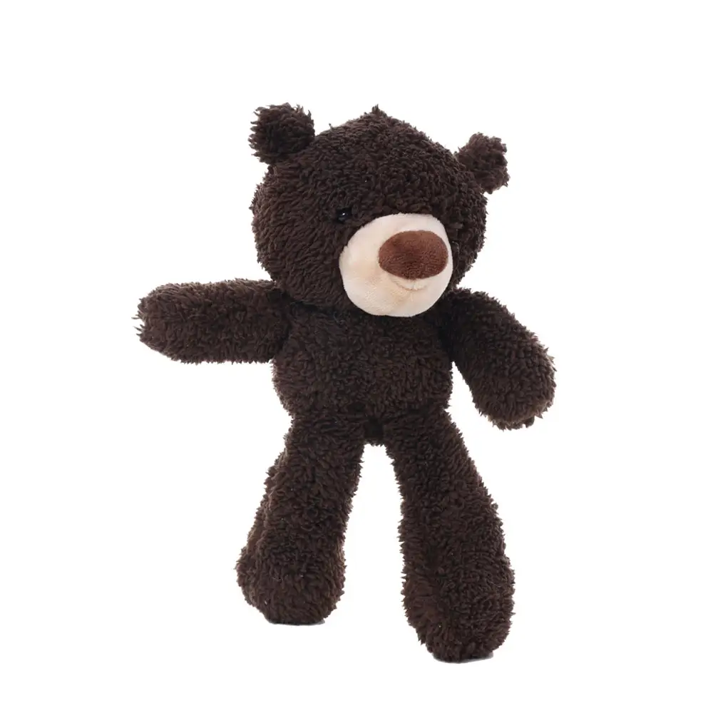 Boneka beruang teddy, semua cokelat, kaki panjang, boneka teddy