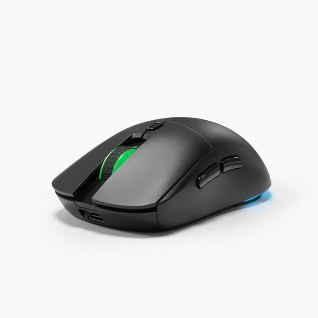 New Gaming Optical LED Lightweight Design Rechargeable Wireless Mouse 2.4G+BT5.1 Dual Mode Ergonomic MW-023RC