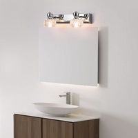 Lumière LED pour miroir, salle de bain, éclairage de dressing, applique murale, lumière moderne et simple pour armoire à miroir, sans perçage