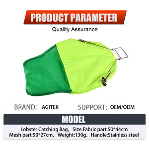 Ocean Scuba Dive Sacs <span class=keywords><strong>de</strong></span> matériel <span class=keywords><strong>de</strong></span> pêche Poignée en <span class=keywords><strong>fil</strong></span> d'acier inoxydable Net Mesh Bottom Sacs en nylon - Product Image 6