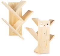 Étagères murales flottantes personnalisées pour livres, lot de 3, 24 pouces de long, étagère de chambre à coucher, style rustique, ferme, en bois massif, étagère suspendue en forme d'arbre