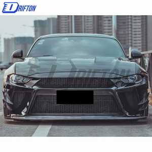 Pour capot en fibre de carbone de style Ford Mustang S550.2 CMST - Product Image 2